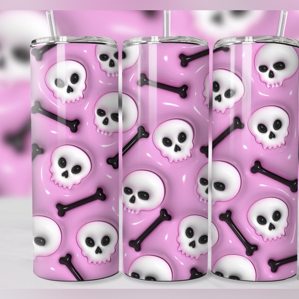 Girly Skull Tumbler
